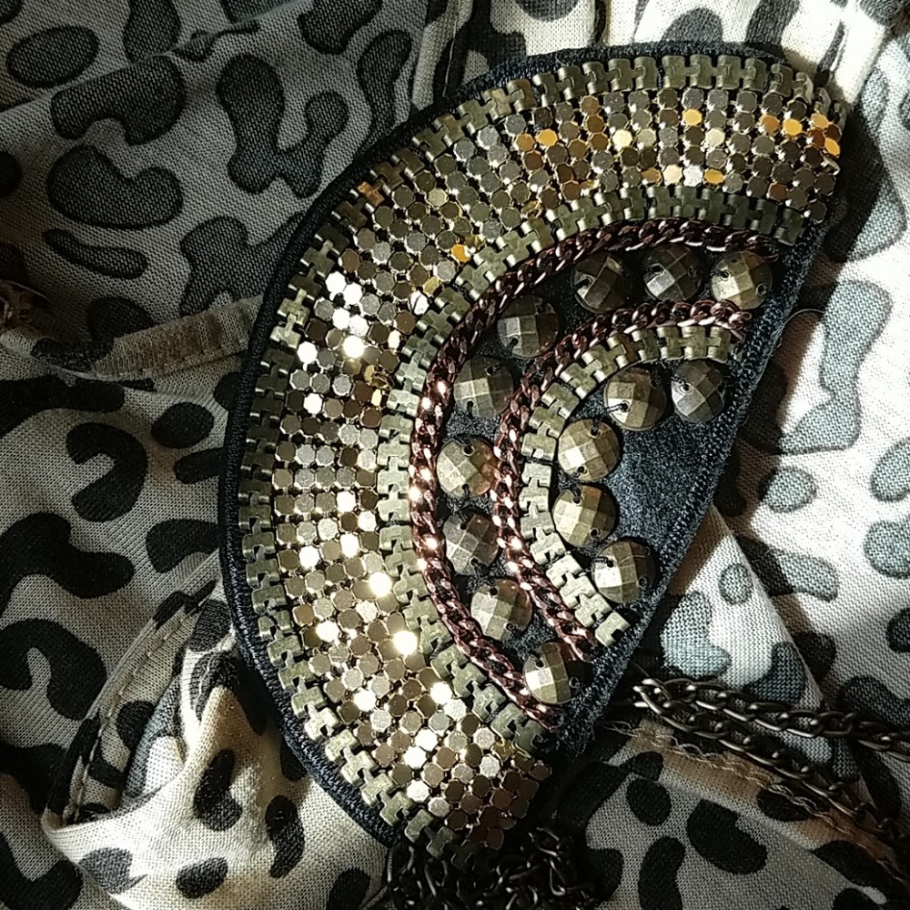 Kardashian Kollection Leopard Print Tank Top - Picture 4 of 8